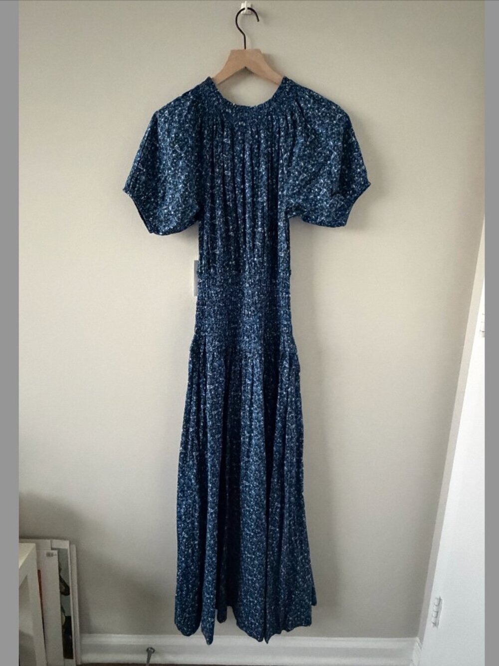 Apiece Apart - Esparta Maxi Dress, Spagliato Floral Blue - Picture 3 of 5